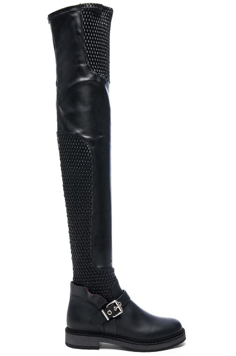 fendi over the knee motorcycle boot|Fendi boots the real.